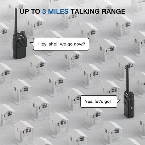 Miniatura 6 de BAOFENG Radio MP31 GMRS Radio portátil de dos vías, walkie talkies recargables impermeables con escaneo y recepción NOAA, compatible con repetidor