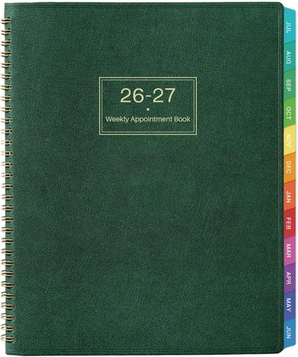 Miniatura 13 de Libro de citas 2026 – Agenda diaria por hora 2026, enero de 2026 a diciembre de 2026, 9 x 11 pulgadas, agenda 2026, agenda grande, libro de citas