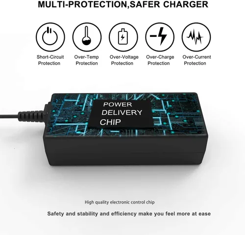 Miniatura 6 de Cargador universal USB tipo C de 45 W compatible con HP ChromeBook x360 11A G8 EE/11MK G9 EE Lenovo Acer Chromebook 311 315 Asus Samsung Chromebook
