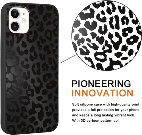 Miniatura 4 de 2 Pack Funda con lindo estampado de chita para Samsung Galaxy S22 Ultra 5G de 6.8", Fundas con patrón de leopardo de lujo, diseño de silicona suave