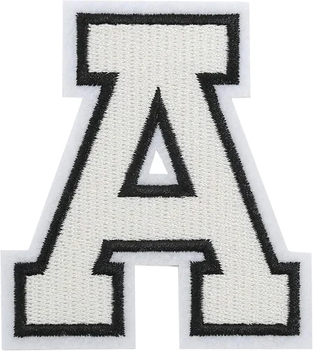 Miniatura 93 de 3 parches de letras termo-adhesivas de 3.14 pulgadas, parche de letras bordadas completo, letras del alfabeto de hierro A-Z, parches para coser