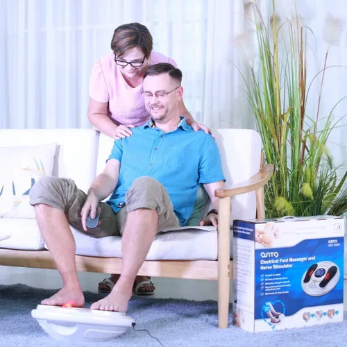 Miniatura 3 de Foot Circulation Plus (elegible para FSA o HSA) - Máquina de masaje de pies con unidad TENS, EMS (estimulador muscular eléctrico) Pies Salud