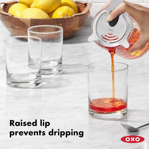 Miniatura 3 de colador de acero OXO, para cócteles, Filtro, Plateado