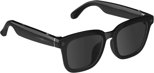 Miniatura 10 de Lentes inteligentes con inteligencia artificial con cámara HD de 80 MP, video de 1080P, Bluetooth/Wi-Fi, control de voz y reconocimiento