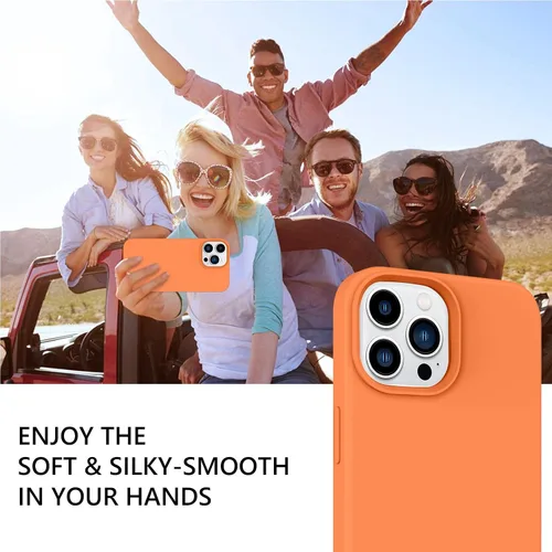 Miniatura 267 de GUAGUA Funda compatible con iPhone 17 Pro Max de 6.9 pulgadas, silicona líquida, goma de gel suave, delgada, forro de microfibra delgada