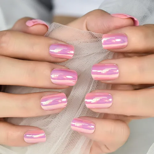 Miniatura 10 de Uñas postizas a presión suaves de color rojo morado oscuro, uñas postizas de color morado oscuro, uñas postizas reutilizables con acabado de gel UV