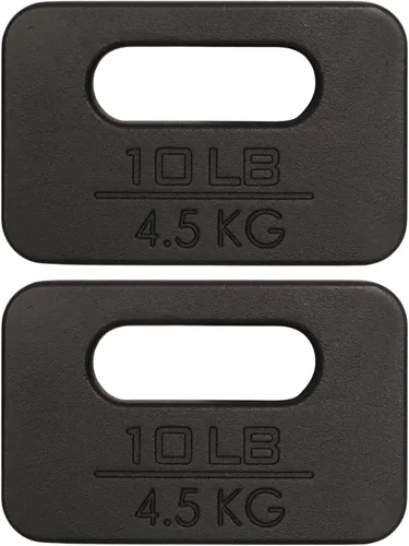 Miniatura 4 de Yes4All Cast Iron Rucking Weight for Backpack, Training Weight Plate with Ergonomic Rounded Handle, Protective Glossy Finish for Weighted Walking