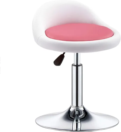 Miniatura 14 de Taburete de bar ajustable giratorio, chasis de acero grande, respaldo moderno para el hogar, taburete redondo de pierna alta, carga de 220.5 lbs