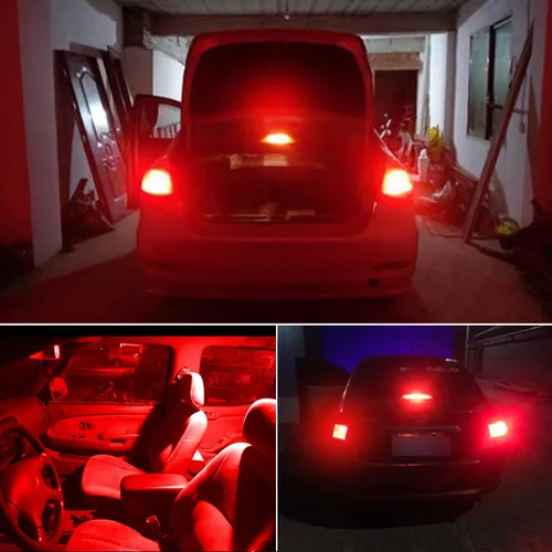 Miniatura 6 de PHINLION Bombillas LED rojas 912 921, Canbus sin errores, T15 904 906 922 W16W LED de repuesto para luces de cúpula de mapa interior o luces