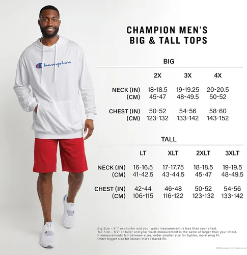 Miniatura 10 de Champion, Cotton Midweight Crewneck Tee,t-Shirt for Men(reg. Or Big & Tall)
