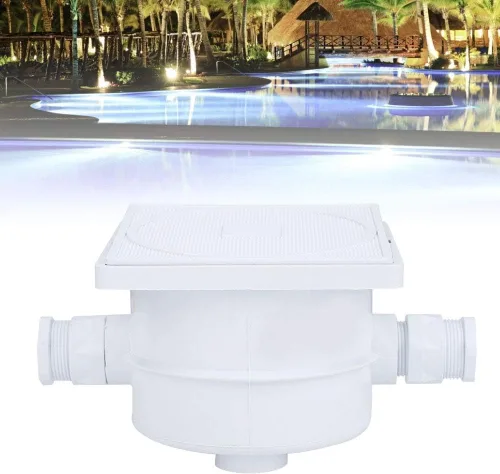 Miniatura 6 de TOPINCN Caja de conexiones impermeable G3/4 DN20, accesorio de luz subacuática, conveniente para la iluminación de la piscina