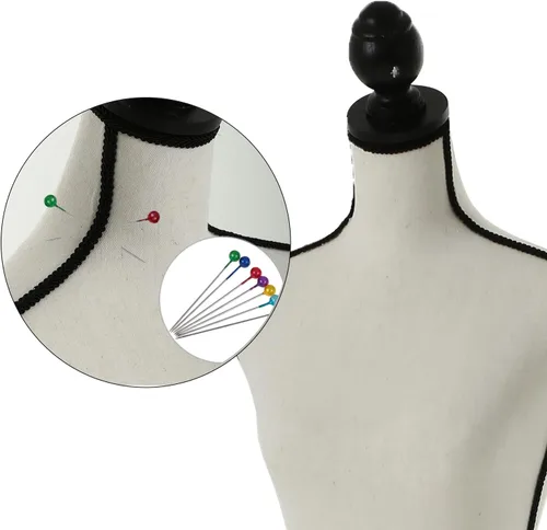 Miniatura 3 de HCY Maniquí de maniquí de torso y soporte para maniquí, forma 60-67 pulgadas, maniquíes ajustables en altura, cuerpo femenino, muestra la base