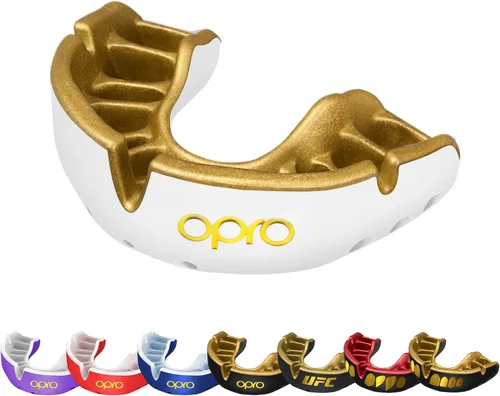 Miniatura 12 de OPRO Protector bucal Gold Level - Protector bucal moldeable con ajuste cómodo de primera calidad y protección multicapa para boxeo, artes marciales