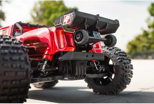 Miniatura 9 de ARRMA Camión RC Outcast 4X4 4S BLX 1/10 4WD Camión de acrobacias RTR (batería y cargador no incluidos), rojo, ARA4410V2T4