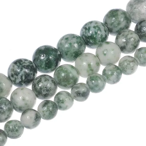 Miniatura 10 de Cuentas de piedra natural de 0.394 pulgadas (0.394 in) de jade sureño redondas y sueltas, piedra energética de cristal curativo, potencia curativa