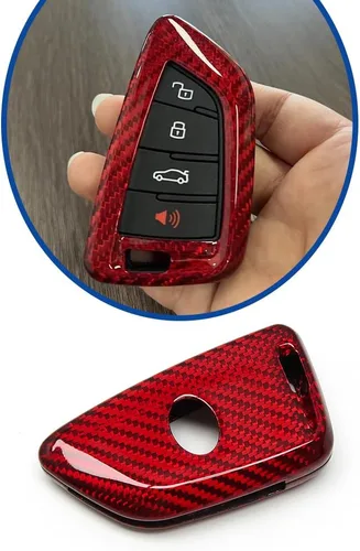 Miniatura 8 de G Brand Para Toyota GR Supra A90 TRD MK5 2019 2020 2021, funda para llave inteligente con control remoto de fibra de carbono genuina para automóvil