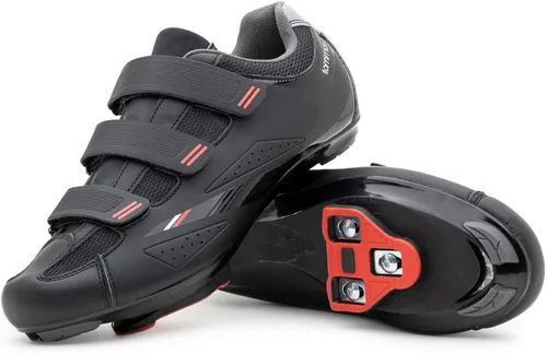 Tommaso Strada Ready to Ride - Zapatos de ciclismo para hombre con aspecto Delta o SPD preinstalados, zapatos de bicicleta optimizados para hombres