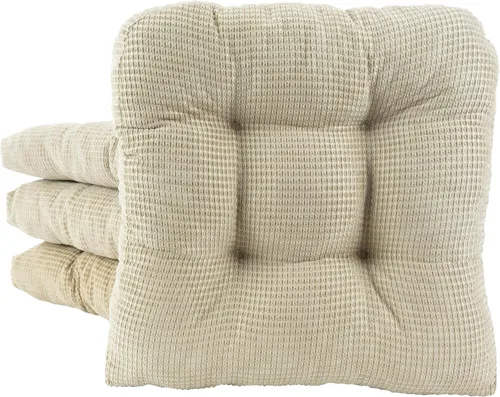 Miniatura 7 de Arlee Almohadillas antideslizantes para sillas, 2 unidades (paquete de 1), color rojo burdeos