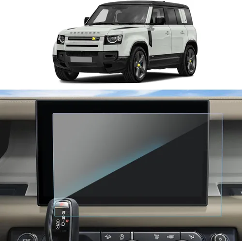 Miniatura 16 de SKTU Protector de pantalla para Land Rover Defender 90 110 10 2020-2022, pantalla de navegación de 10 pulgadas, vidrio templado, dureza 9H, Defender