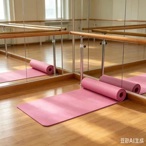 Miniatura 6 de Tapete de yoga grueso de 1/5 pulgadas de grosor, antideslizante, antidesgarros, de alta densidad, con correa de transporte, tapete de yoga grande