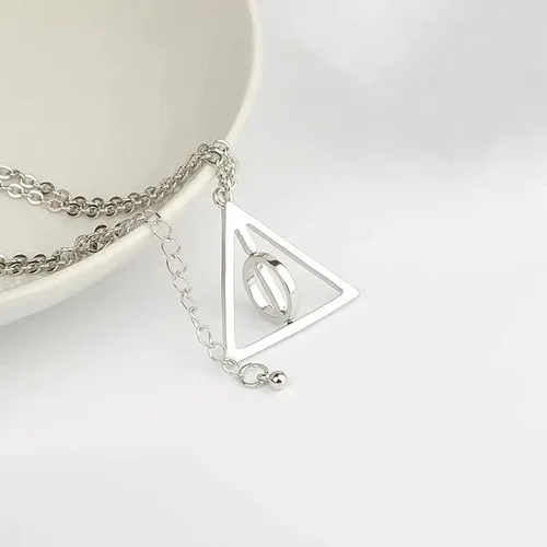 Miniatura 6 de GetMoving Collar de tiempo, collar con colgante de Hallows para mujer