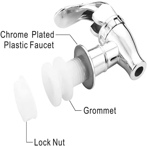 Miniatura 8 de Boquilla de repuesto para dispensador de bebidas para grifo dispensador de bebidas, grifo estilo empuje para jarra dispensadora de bebidas, grifo