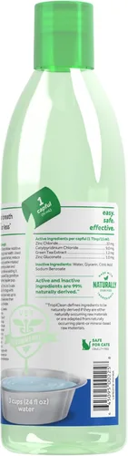 Miniatura 8 de TropiClean Fresh Breath Advanced Whitening - Aditivo blanqueador de agua para perros, solución de máxima potencia para limpieza de dientes de perro