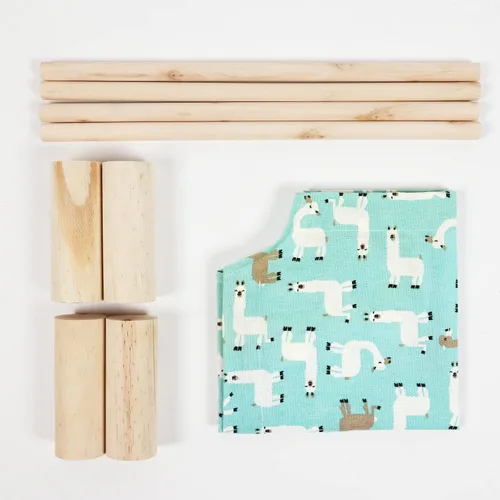 Miniatura 5 de Patas Lague Hamaca para gatos y perros, cama para perros pequeños, de madera, para gatos, mascotas, conejos, refrigeración, para exteriores, muebles