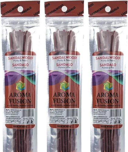 Miniatura 4 de Incienso prémium sumergido a mano de 11 pulgadas, paquete de 3 (15 varillas por paquete) - Elige tu aroma (Clean Home)