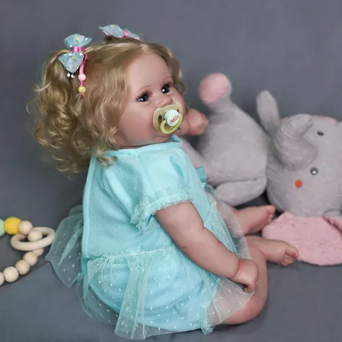 Miniatura 7 de JIZHI Muñecas Realistas de Bebé Reborn - 20 Pulgadas con Sensación Realista de Recién Nacido Adorables y Juguetonas Muñecas de Bebé de la Vida Real