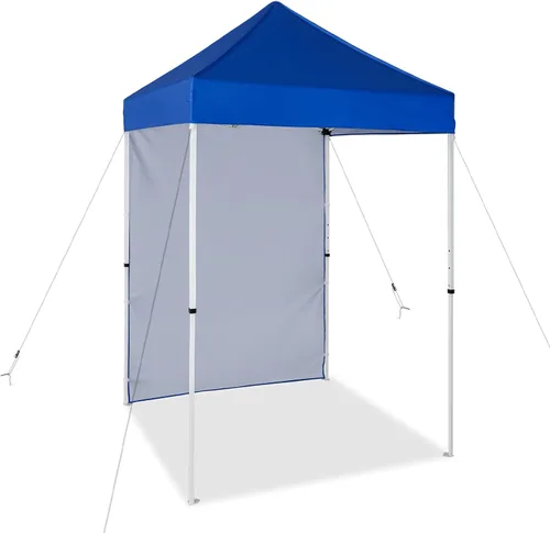 Miniatura 49 de EAGLE PEAK Toldo instantáneo de 5 x 5 con paneles de pared de 4 lados, pequeña tienda de campaña portátil desplegable con bolsa de transporte