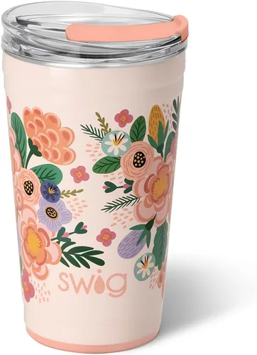 Miniatura 49 de Swig Life - Vaso aislante de 22 onzas, vaso de viaje para café con tapa, taza de café para viaje compatible con portavasos, de acero inoxidable