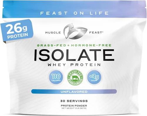 Miniatura 20 de Proteína de suero de leche aislada sin sabor, sin hormonas, Vainilla, 1