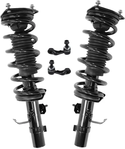 Miniatura 92 de Detroit Axle - Kit de puntales delanteros 2WD para Ford F-150 2005-2008 Lincoln Mark LT 2005-2008, 2 puntales con muelle helicoidal, 2 enlaces