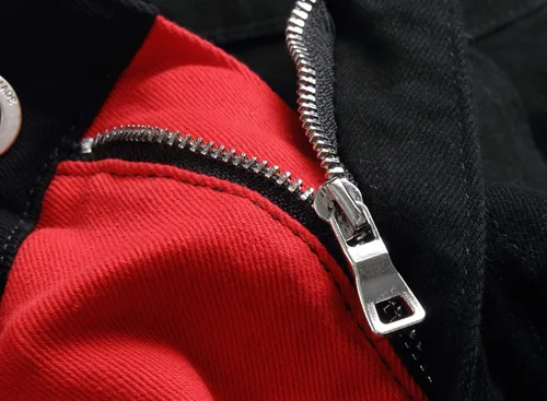 Miniatura 4 de AITITIA - Jeans rasgados de ajuste estándar para hombre