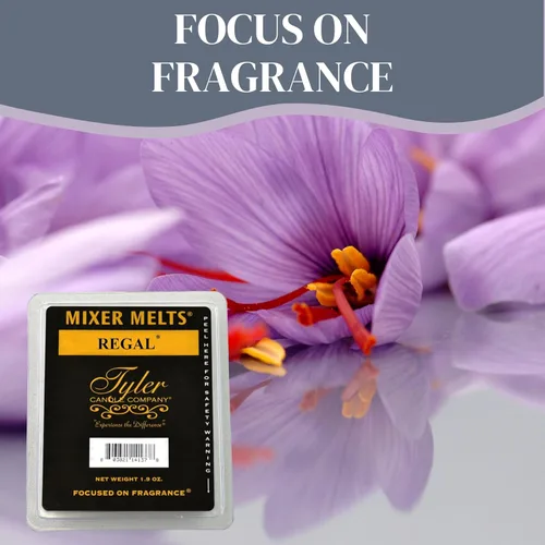 Miniatura 7 de Worldwide Nutrition Paquete: Tyler Candle Company Regal Scent Wax Melts - Mezclador perfumado de cera de soja se derrite con aceites esenciales