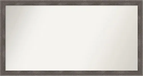 Miniatura 232 de Amanti Art Espejo personalizado, espejo de baño gris plomo a rayas, espejo de pared o espejo de tocador de baño sobre el fregadero
