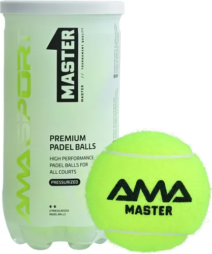 Miniatura 10 de AMA SPORT Pelotas de pádel presurizadas que cumplen con los estándares de competiciones y torneos adecuados para cualquier superficie o sitio Rosa