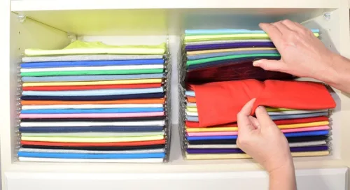 Miniatura 7 de Sistema organizador de ropas EZSTAX, organizador para cajones, closet, oficina, escritorio, archivo, gabinete, sistema de organización para ropas.