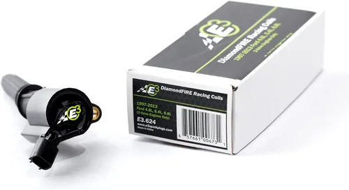 E3 Bujías E3.624 Bobina de carreras Ford Racing de alto rendimiento de 2 válvulas para motores Ford 1997-2013, mayor potencia, durabilidad superior
