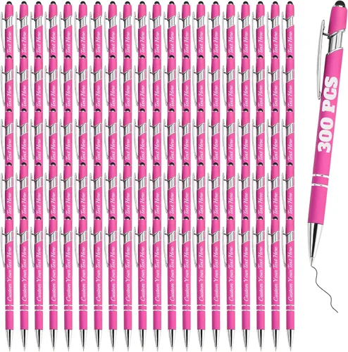Miniatura 62 de Bolígrafos personalizados con grabado de nombre personalizado, bolígrafos de punta de lápiz con punta de lápiz personalizada, bolígrafos de Azul