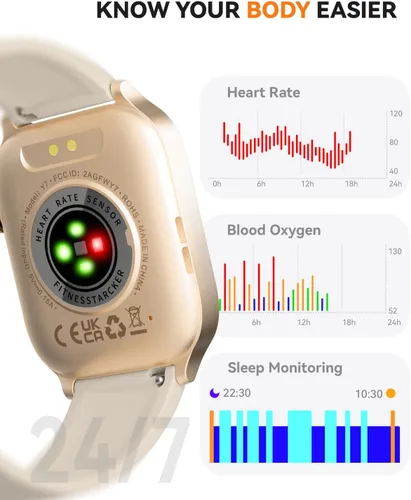 Miniatura 4 de Relojes inteligentes para mujeres y hombres, reloj de seguimiento de actividad física con 110 modos deportivos, contador de pasos/monitor