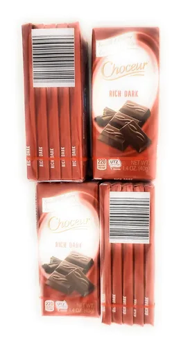 Miniatura 3 de Choceur Barras de chocolate negro rico 1.4oz/40g paquete múltiple (20 barras)