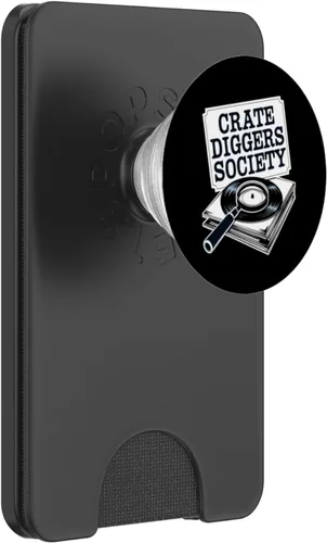 Miniatura 8 de Vinyl Record Collector Retro Music Turntable Lover PopSockets Adhesive PopGrip