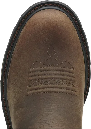 Miniatura 5 de Ariat Workhog botas de trabajo anchas, con puntera cuadrada, para hombre Marrón