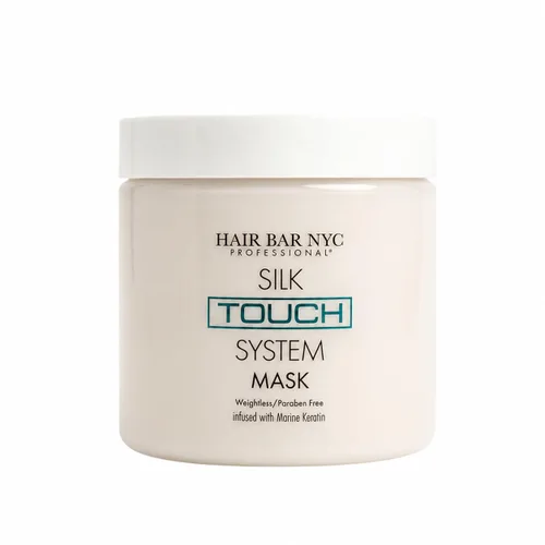 Miniatura 10 de Hair Bar NYC Silk Touch System - Mascarilla suavizante para el cuidado de queratina con proteína de queratina pura, biotina y aceites naturales