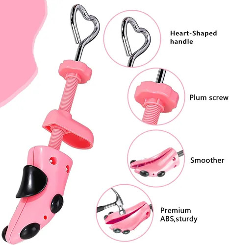 Miniatura 2 de Msentuo Estirador de zapatos, longitud y ancho ajustables para hombres y mujeres, ampliador de zapatos ajustable de 4 vías