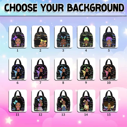 Miniatura 10 de Texto personalizado Elefante desgaste gafas mochila mochila mochila casual Daypack bolsa para mamá niñas, color86-4, Mochilas Daypack