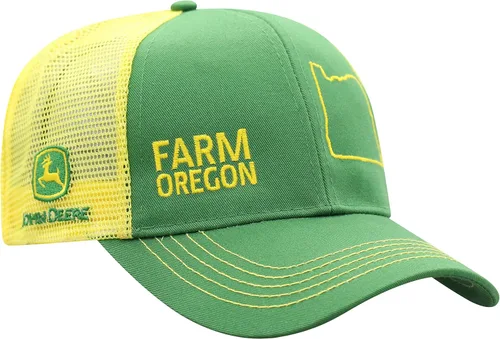 Miniatura 101 de John Deere Gorra de béisbol con logotipo y malla trasera con contraste, para hombre