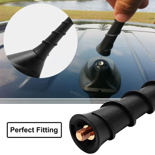Miniatura 2 de Antena corta BASIKE compatible con Cherokee 2011-2025, Grand Cherokee, Jeep Renegade, Compass, Dodge Journey, Avenger, Durango, Dart, Chrysler 200